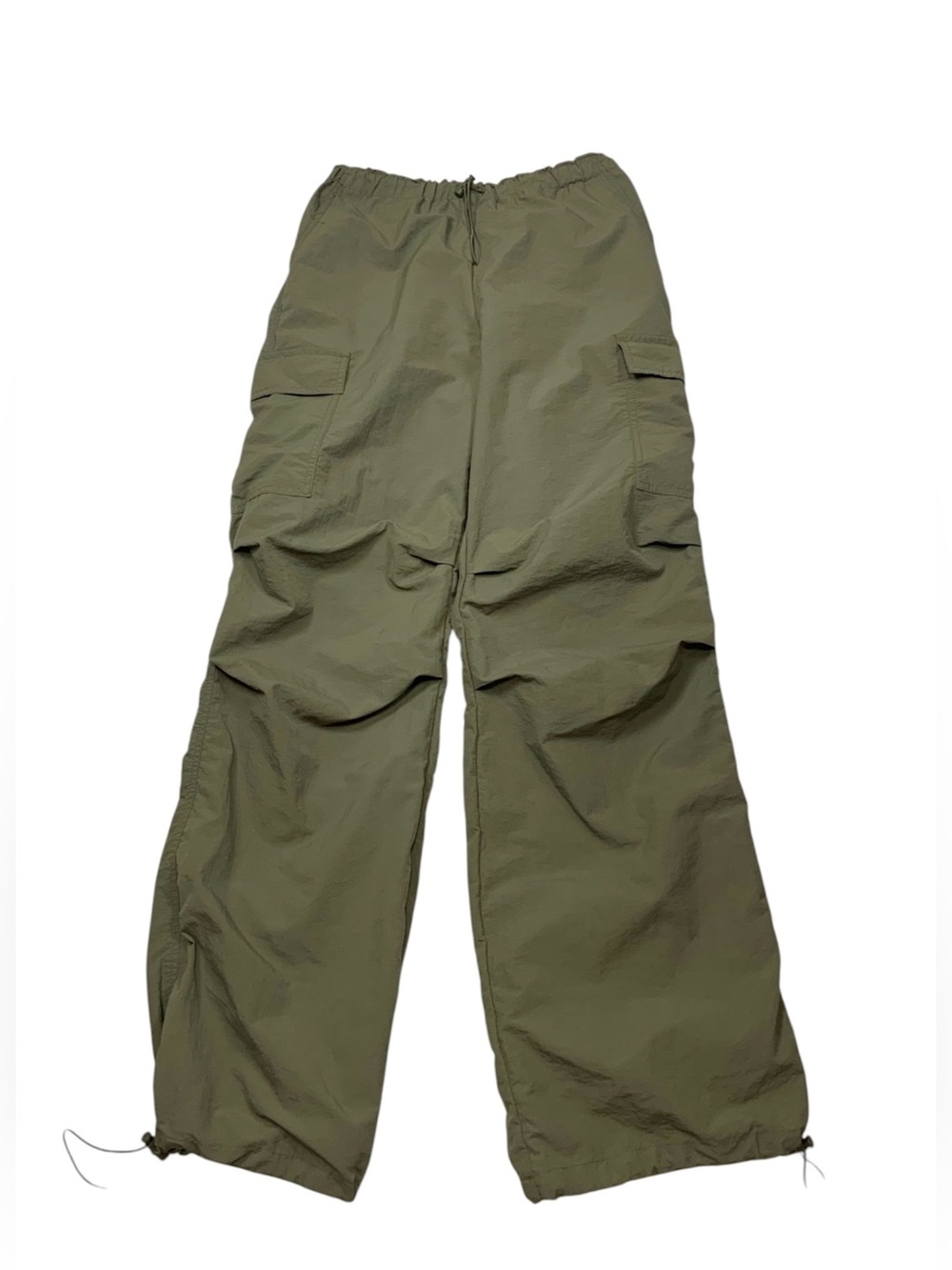 LoveTree Olive Parachute Cargo Pants